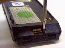 Unhooking the hinge pegs